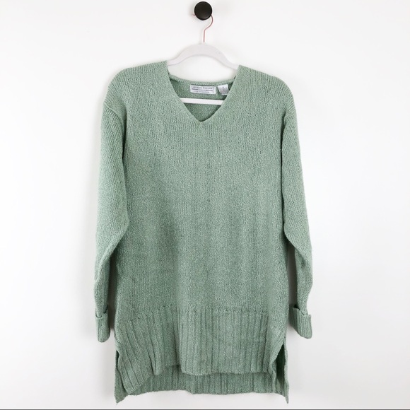 Carolyn Taylor Sweaters - Vintage | Carolyn Taylor V-Neck Tunic Sweater 1X
